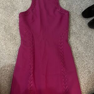 Cinq a Sept Magenta Dress